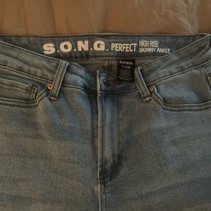 Song denim perfect skinny straight leg